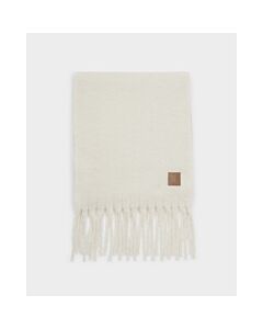 Katie Loxton Oversized Recycled Tassel Scarf - Off White
